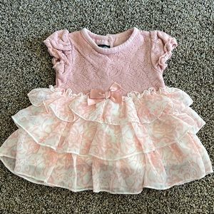 Wendy Bellissimo, blush baby dress ruffles
